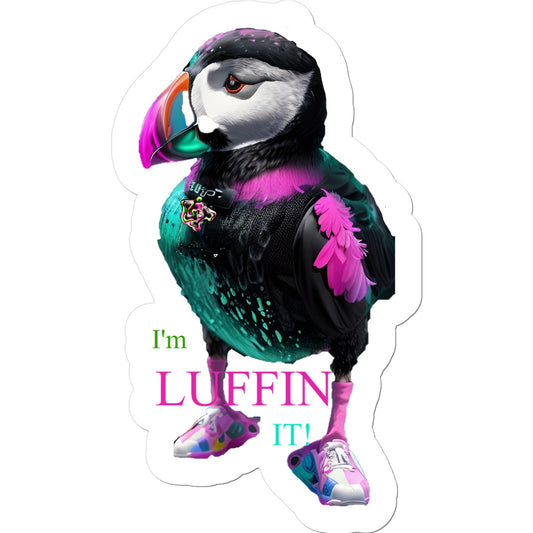 Lit Puffin: I'm Luffin IT Collection Sticker