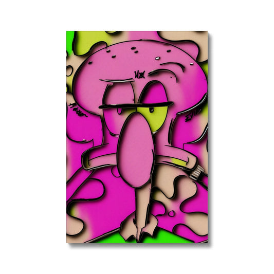 Lit Squidward Hear No Evil Collection Eco Canvas