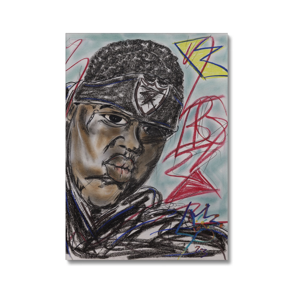 50 Year Hip Hop Collection Biggie Canvas