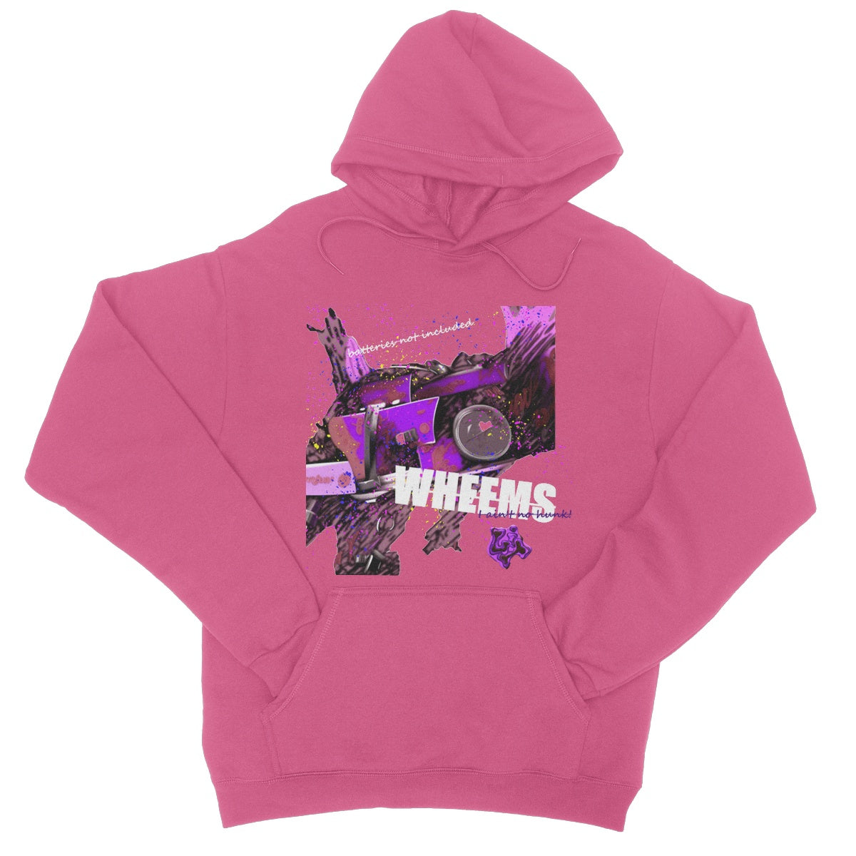 Lit Abstract Wheems Collection College Hoodie