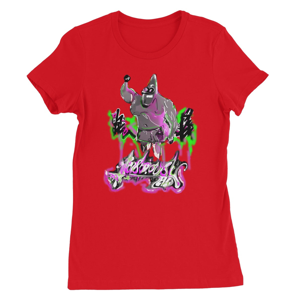 Lit Patrick 4D People  Women's Favourite T-Shirt