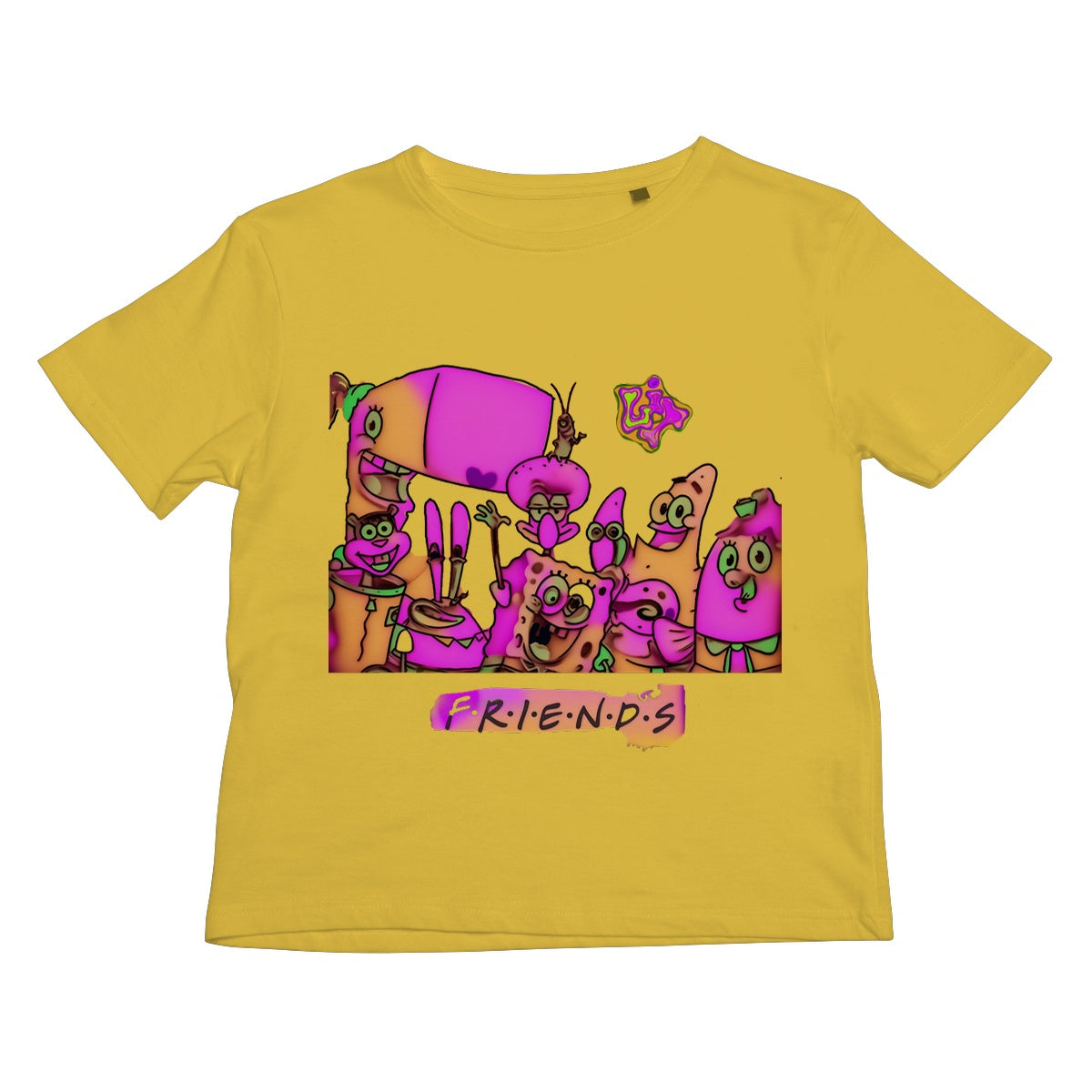 Lit SpongeBob n Friends Collection Kids T-Shirt