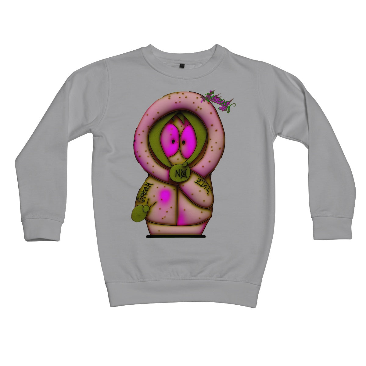 Lit Kenny Speak No Evil Collection Kids Sweatshirt