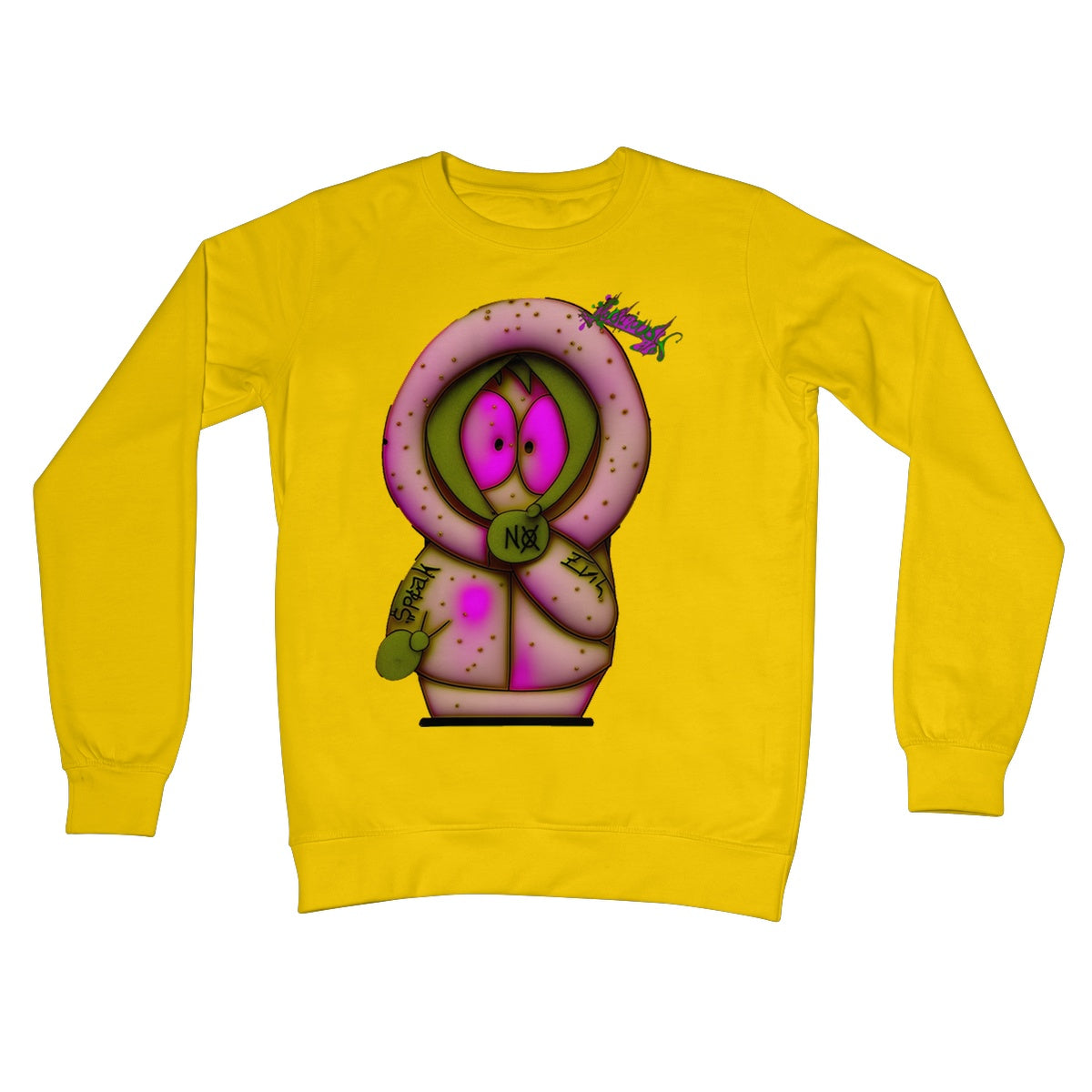 Lit Kenny Speak No Evil Collection Crew Neck Sweatshirt