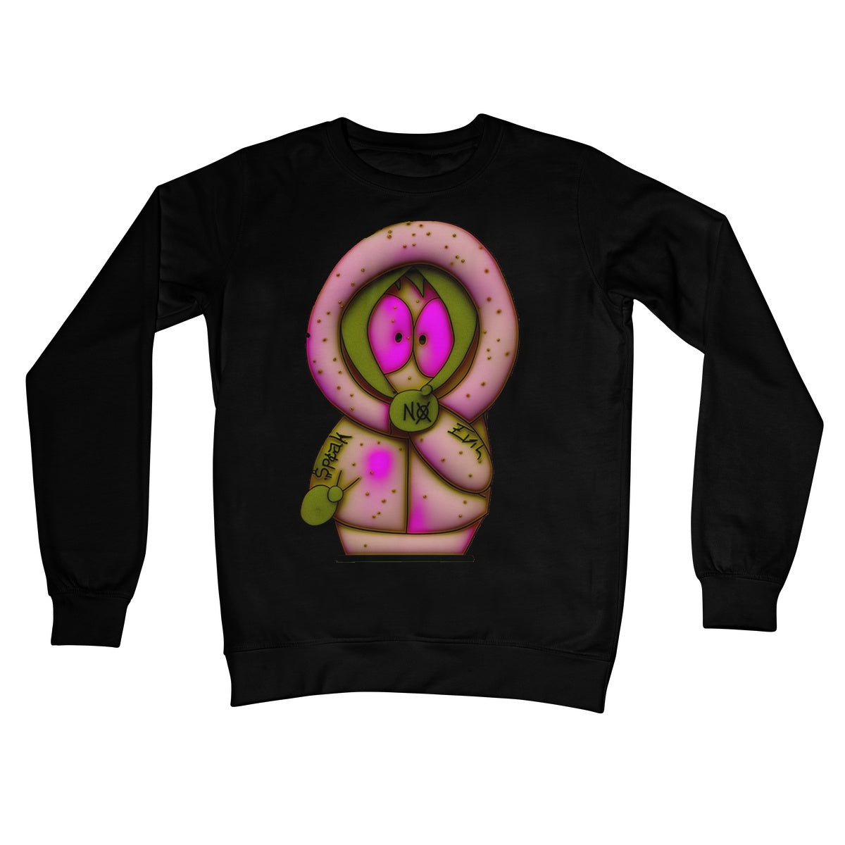 Lit Kenny Speak No Evil Collection Crew Neck Sweatshirt