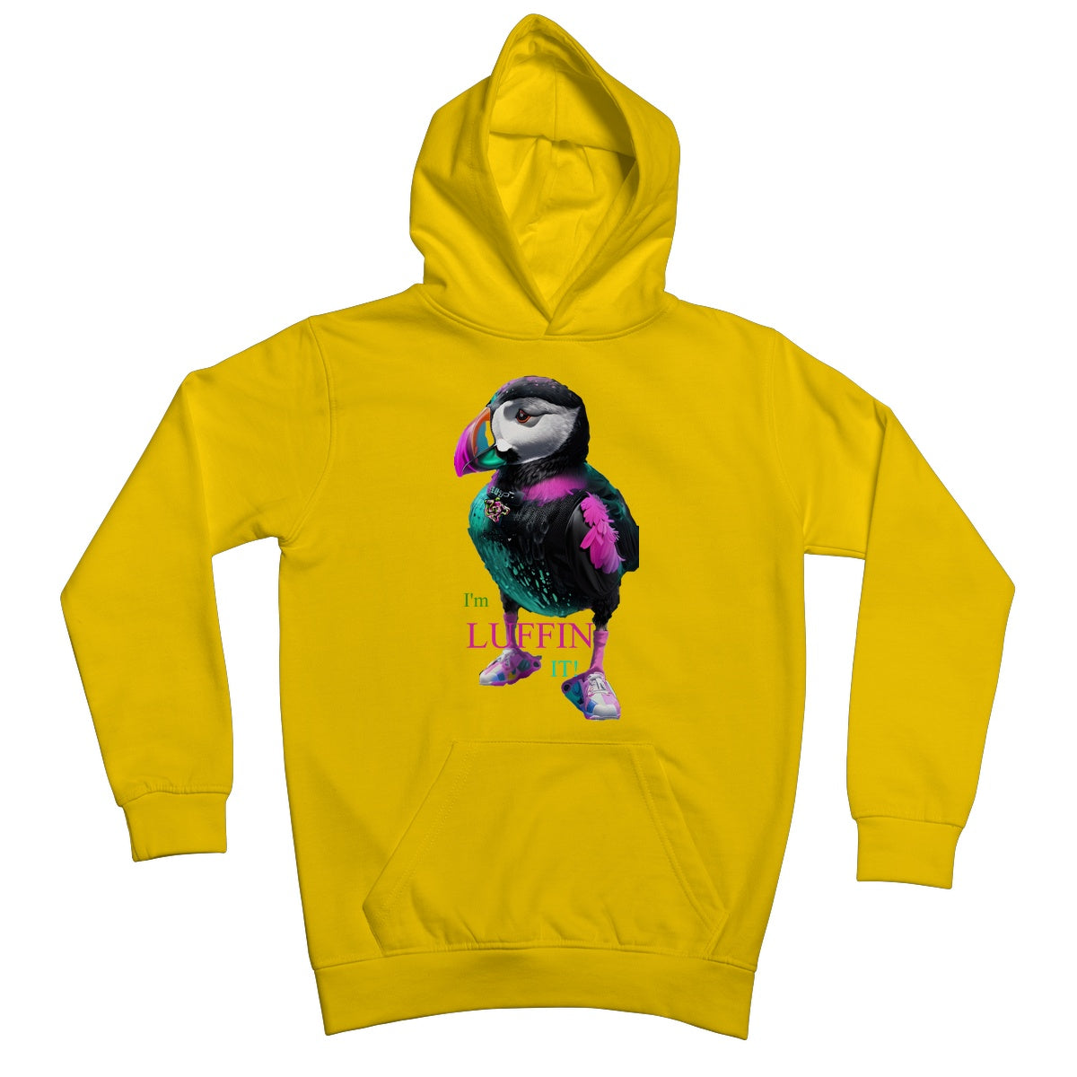 Lit Puffin: I'm Luffin IT Collection Kids Hoodie