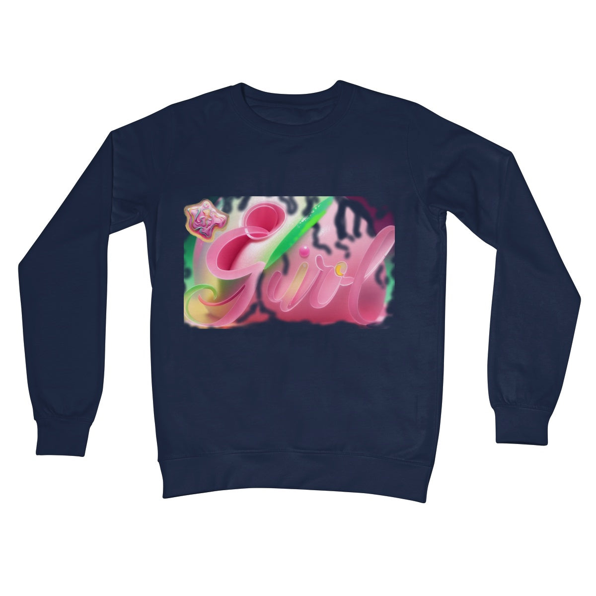 Lit Girl "Ice Cream" Collection Crew Neck Sweatshirt