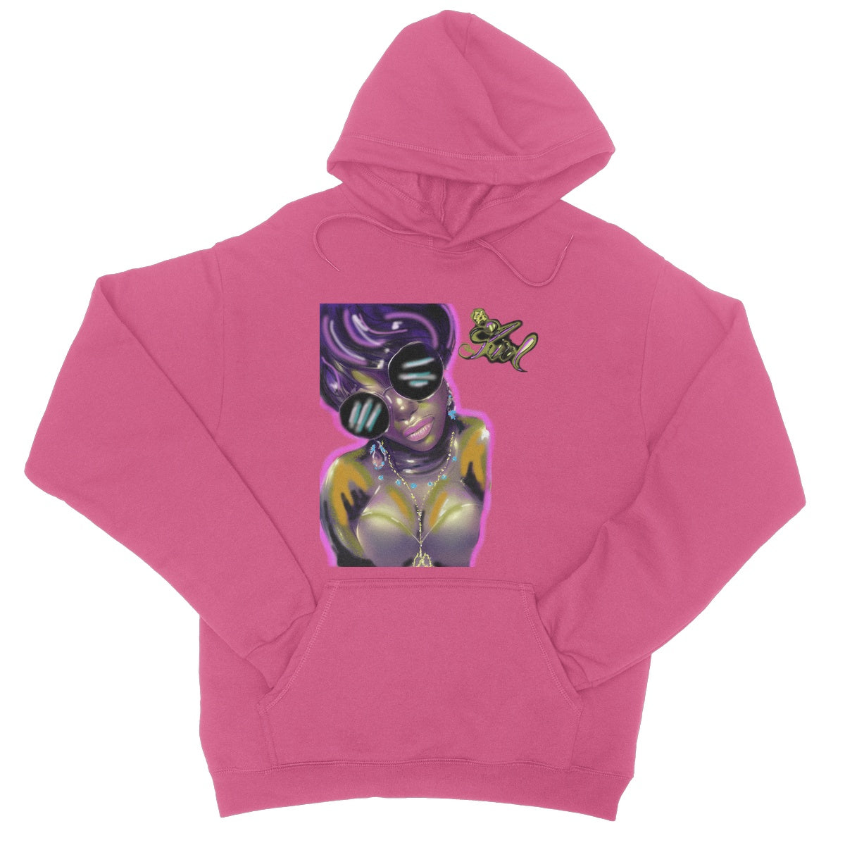 Lit Girl Collection: Purple Queen College Hoodie