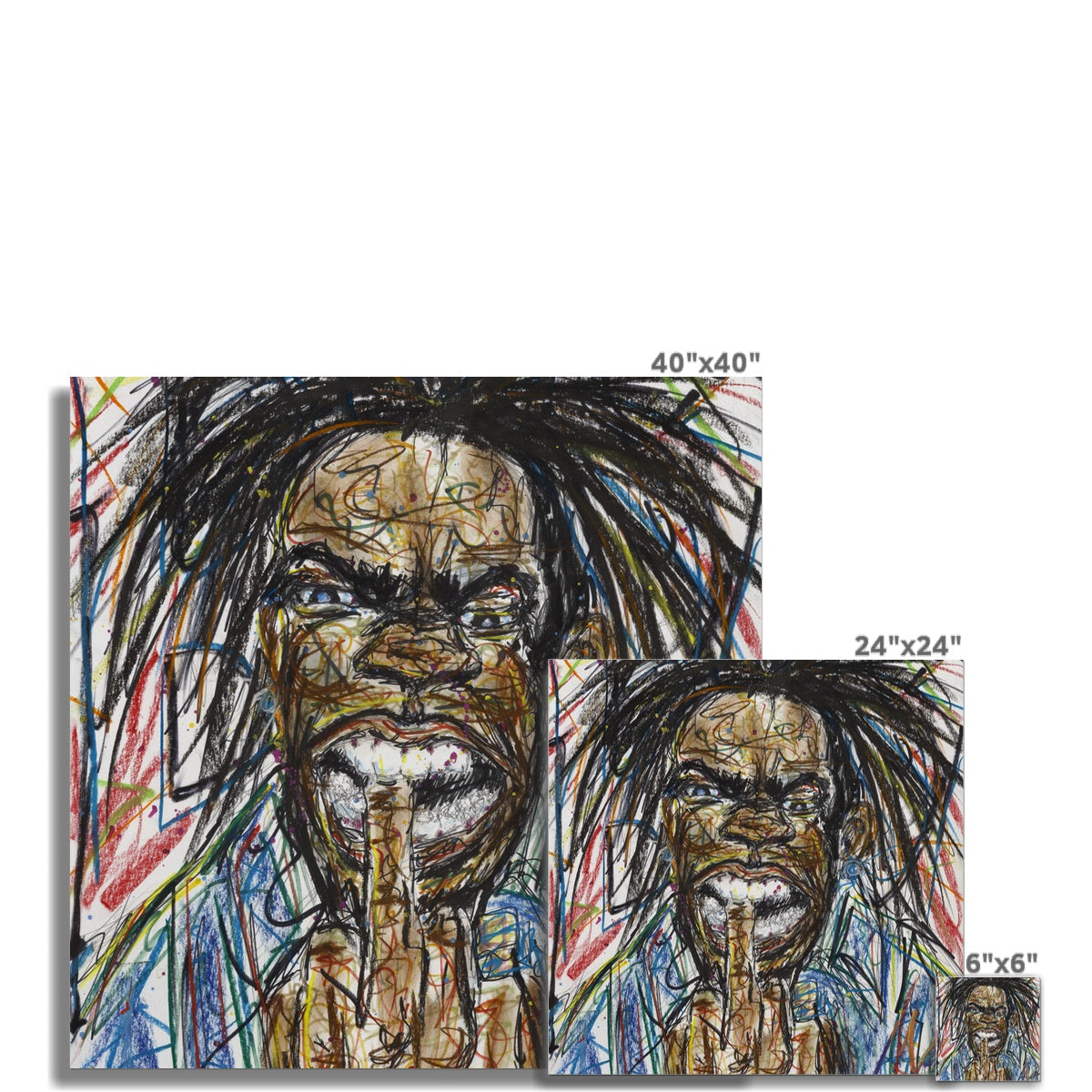 50 Years Hip Hop Collection Busta Wall Art Poster