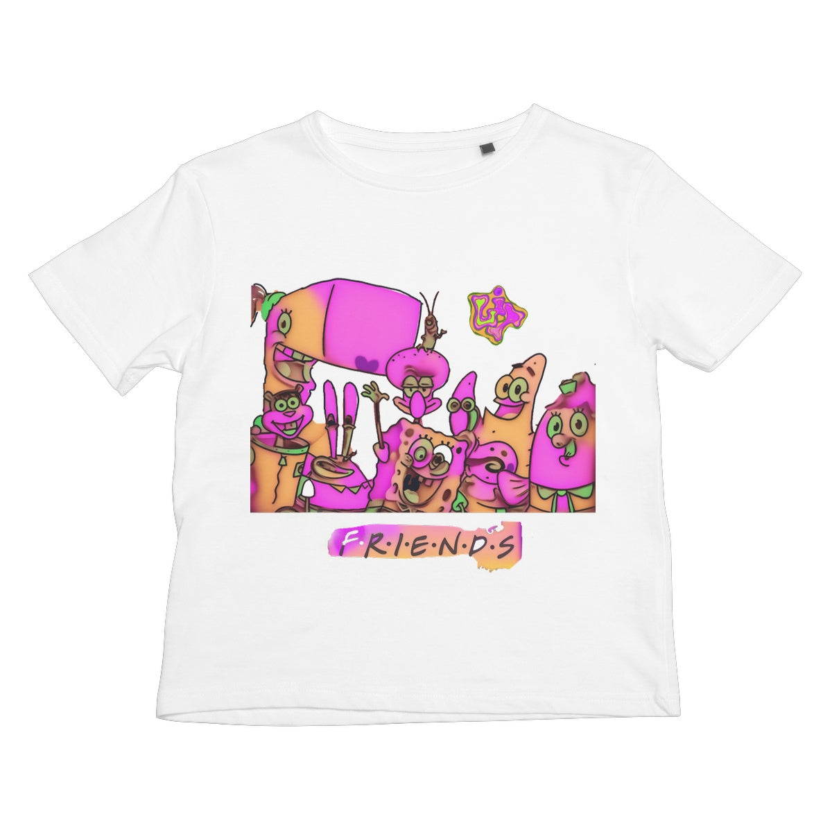 Lit SpongeBob n Friends Collection Kids T-Shirt