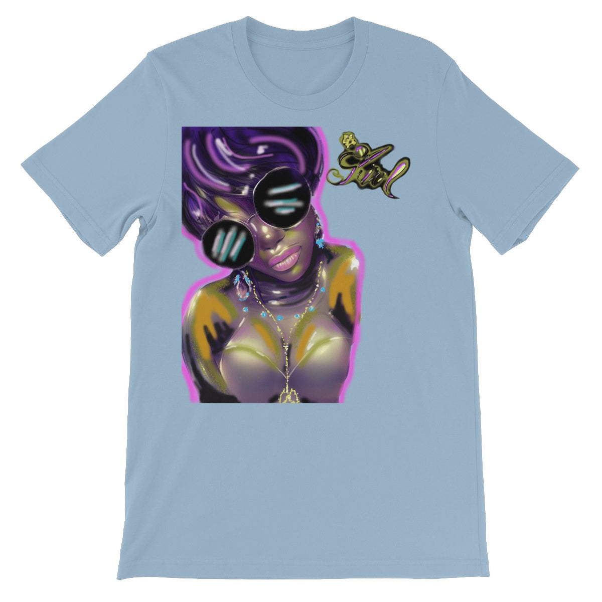 Lit Girl Collection: Purple Queen Unisex Short Sleeve T-Shirt