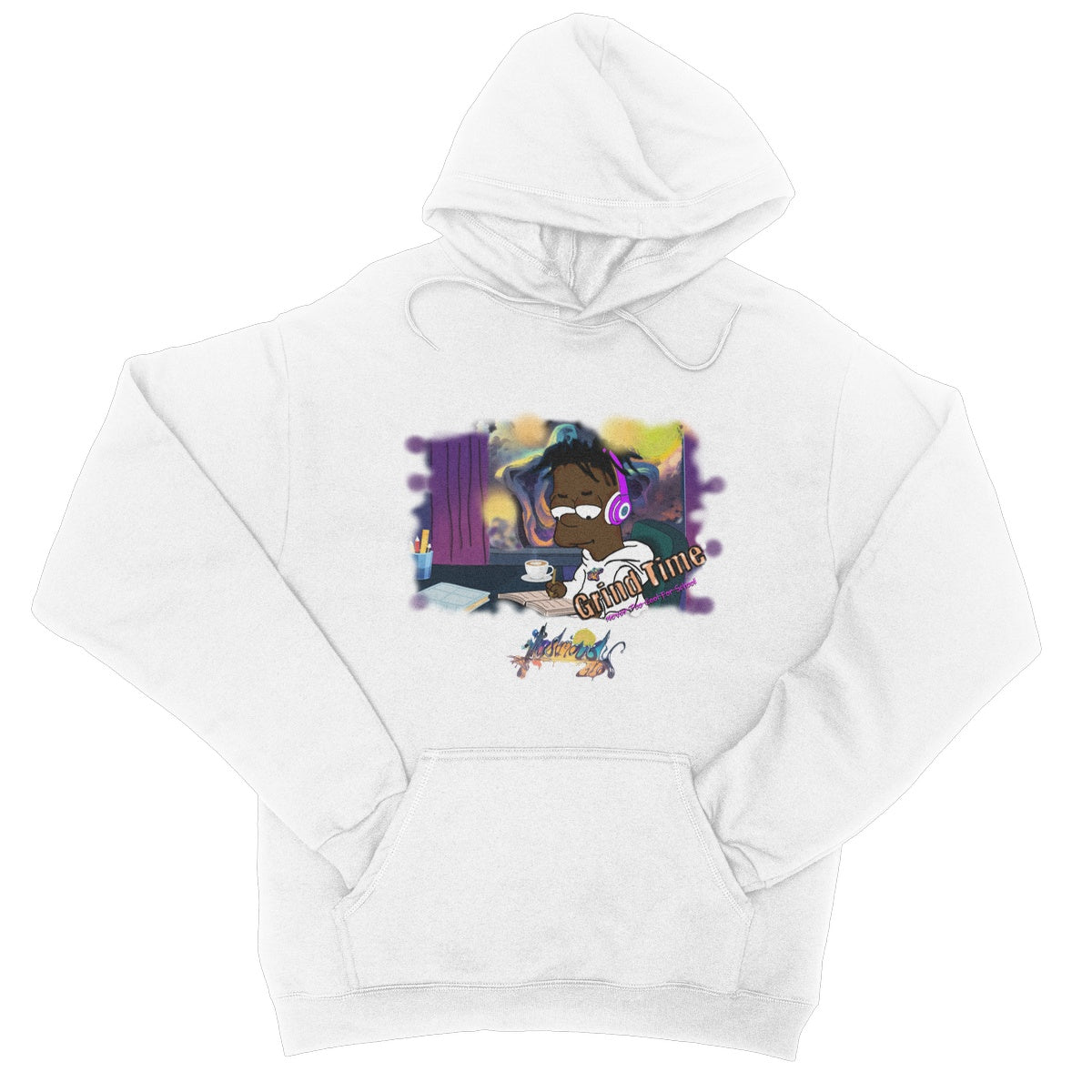 Lit Design Collection: Grind Time College Hoodie