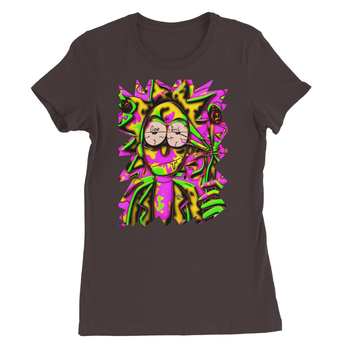 Lit Rick Sanchez See No Evil Collection  Women's Favourite T-Shirt