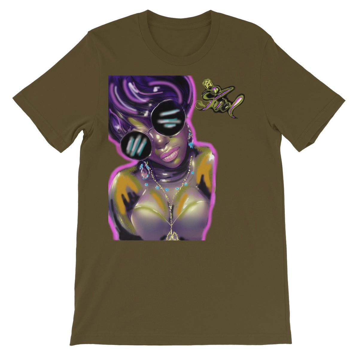 Lit Girl Collection: Purple Queen Unisex Short Sleeve T-Shirt