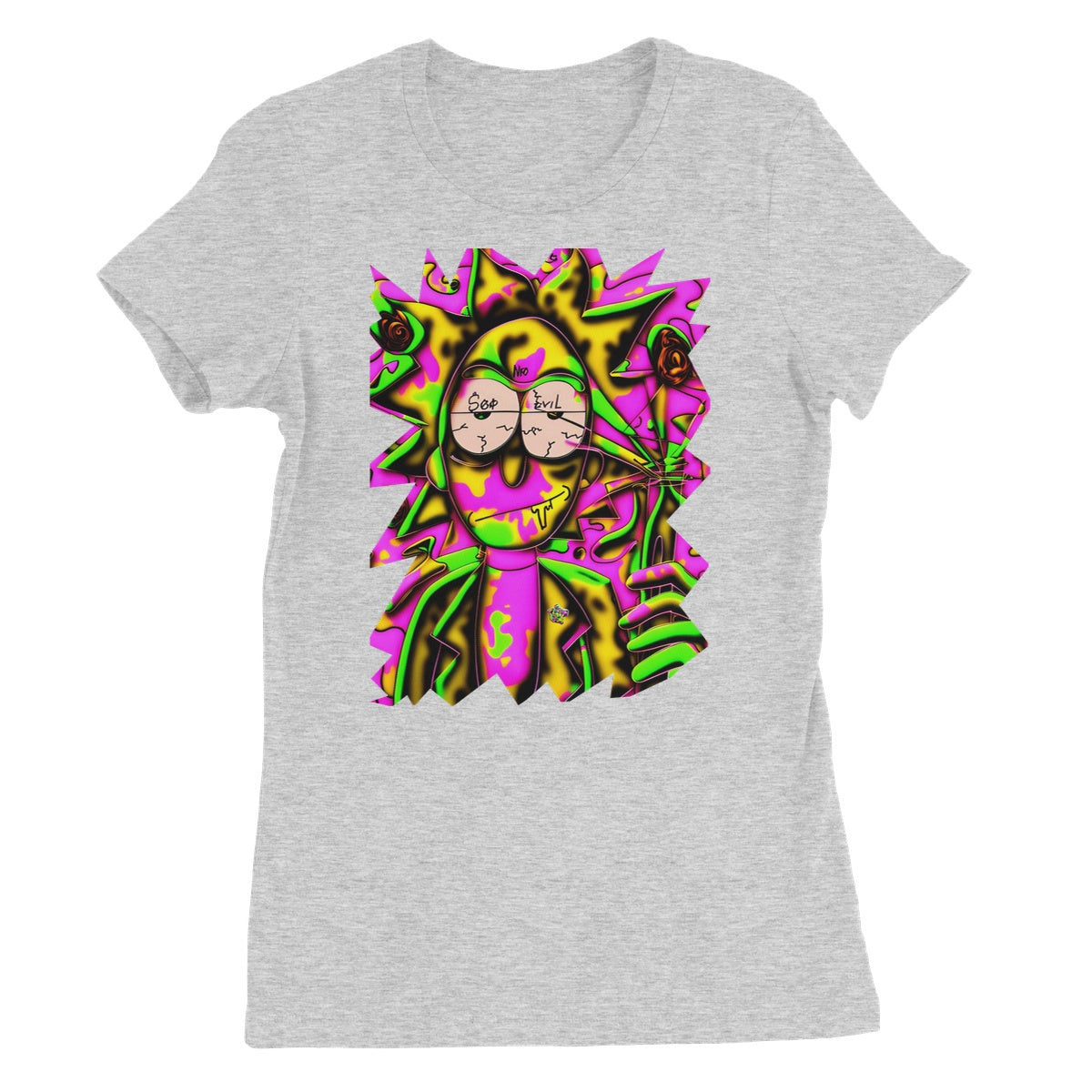 Lit Rick Sanchez See No Evil Collection  Women's Favourite T-Shirt