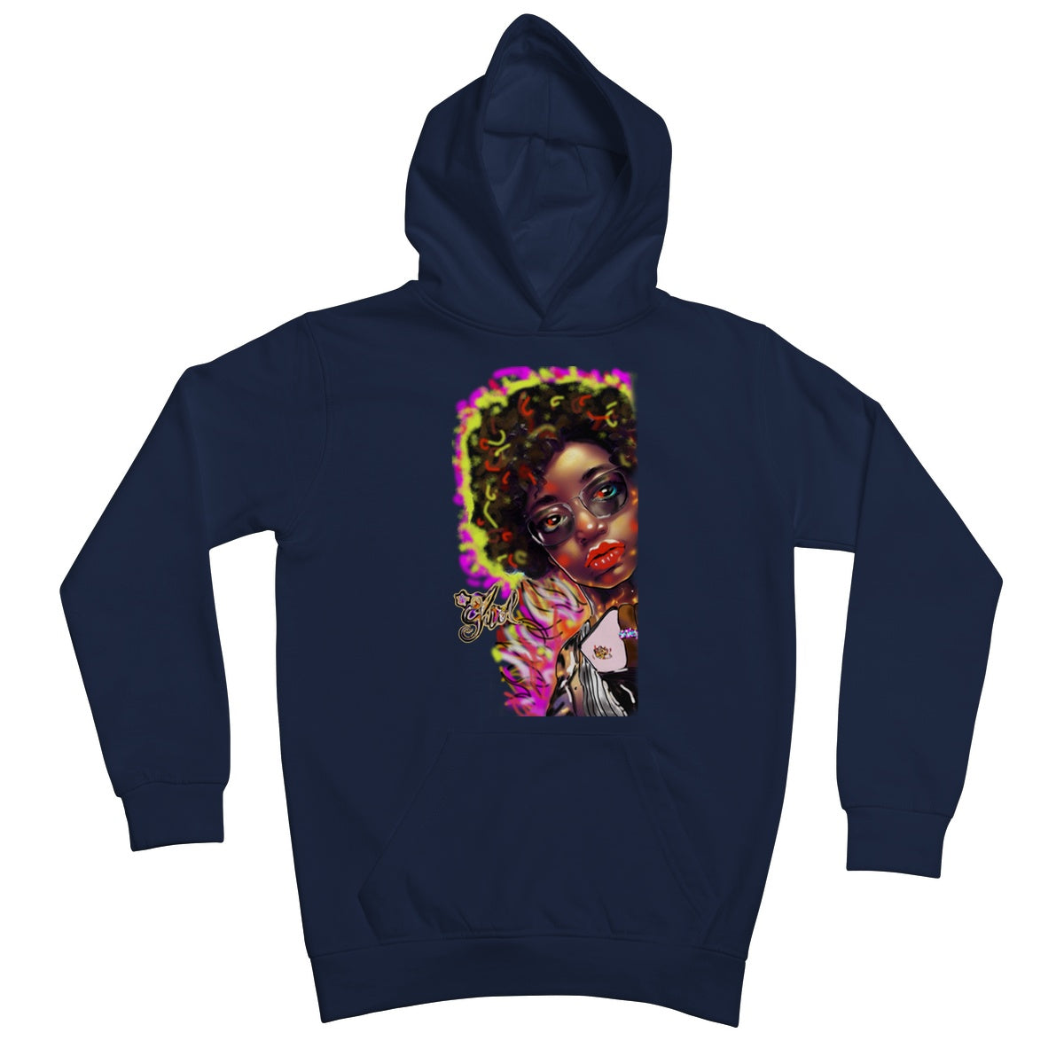 Lit Girl Collection: Girl on Fire Kids Hoodie