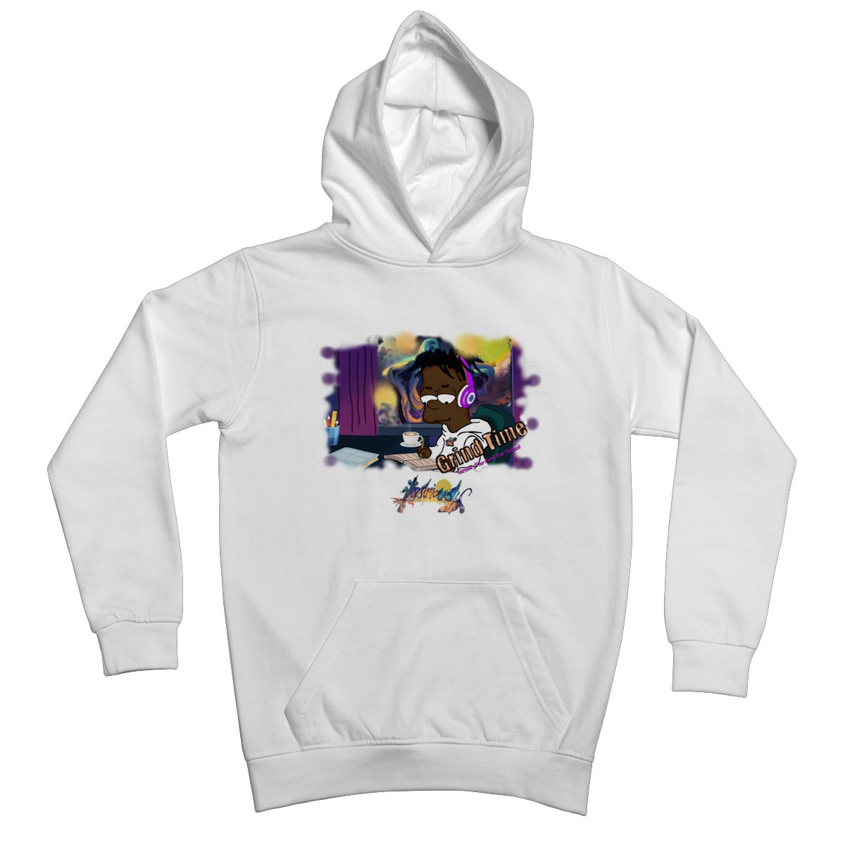 Lit Design Collection: Grind Time Kids Hoodie