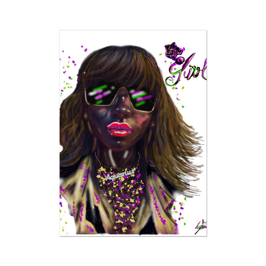 Lit Girl Collection: IT Girl Fine Art Print