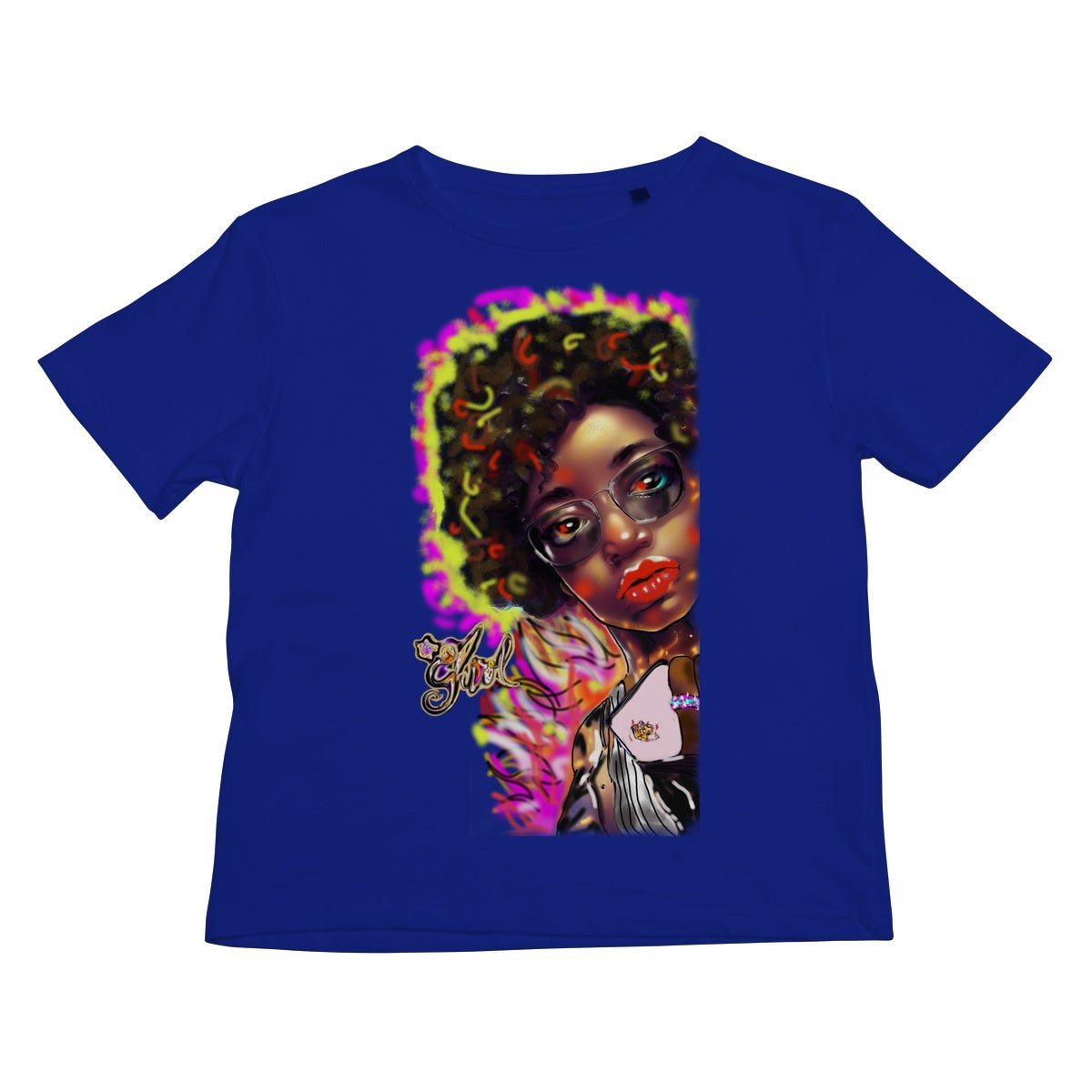 Lit Girl Collection: Girl on Fire Kids T-Shirt