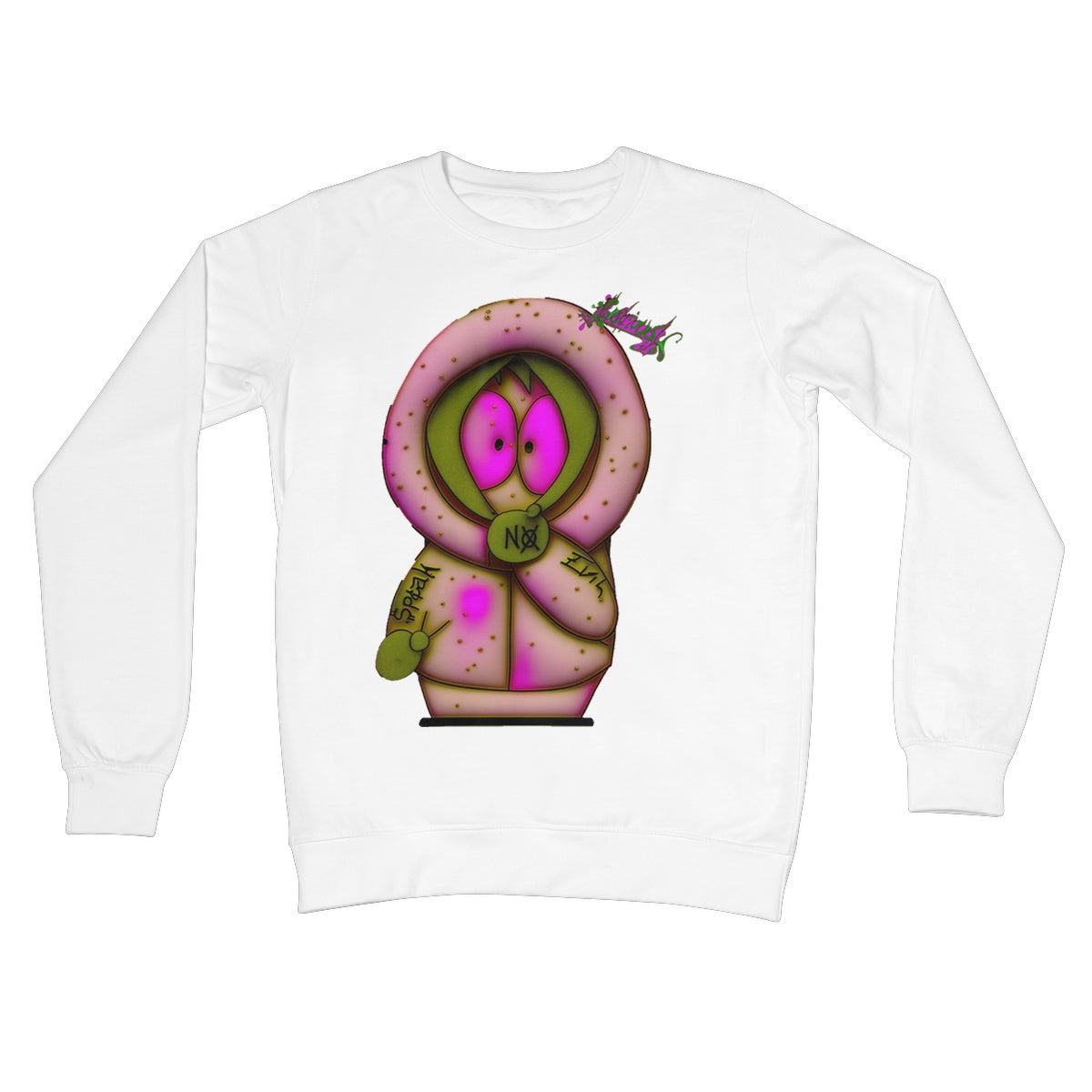 Lit Kenny Speak No Evil Collection Crew Neck Sweatshirt