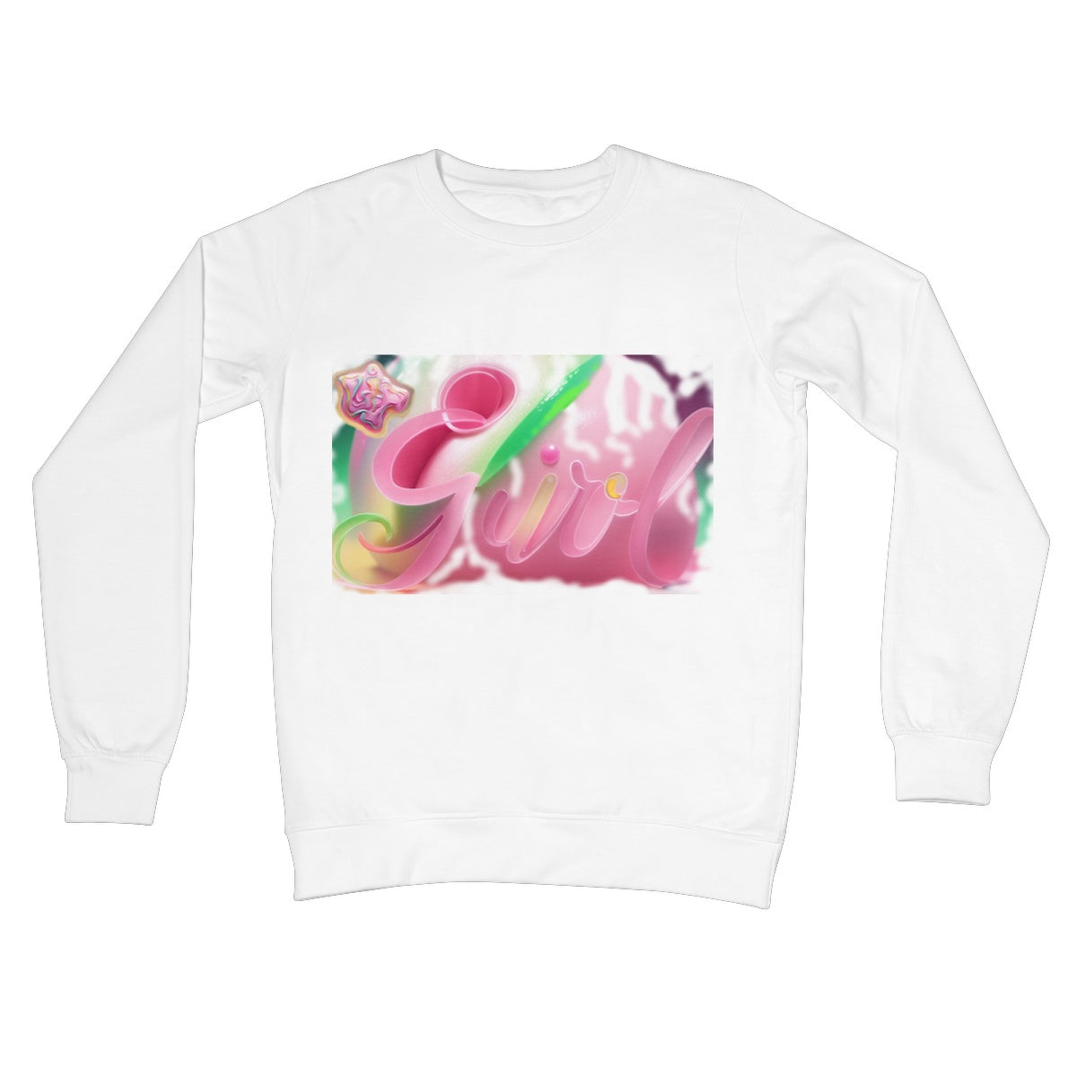 Lit Girl "Ice Cream" Collection Crew Neck Sweatshirt