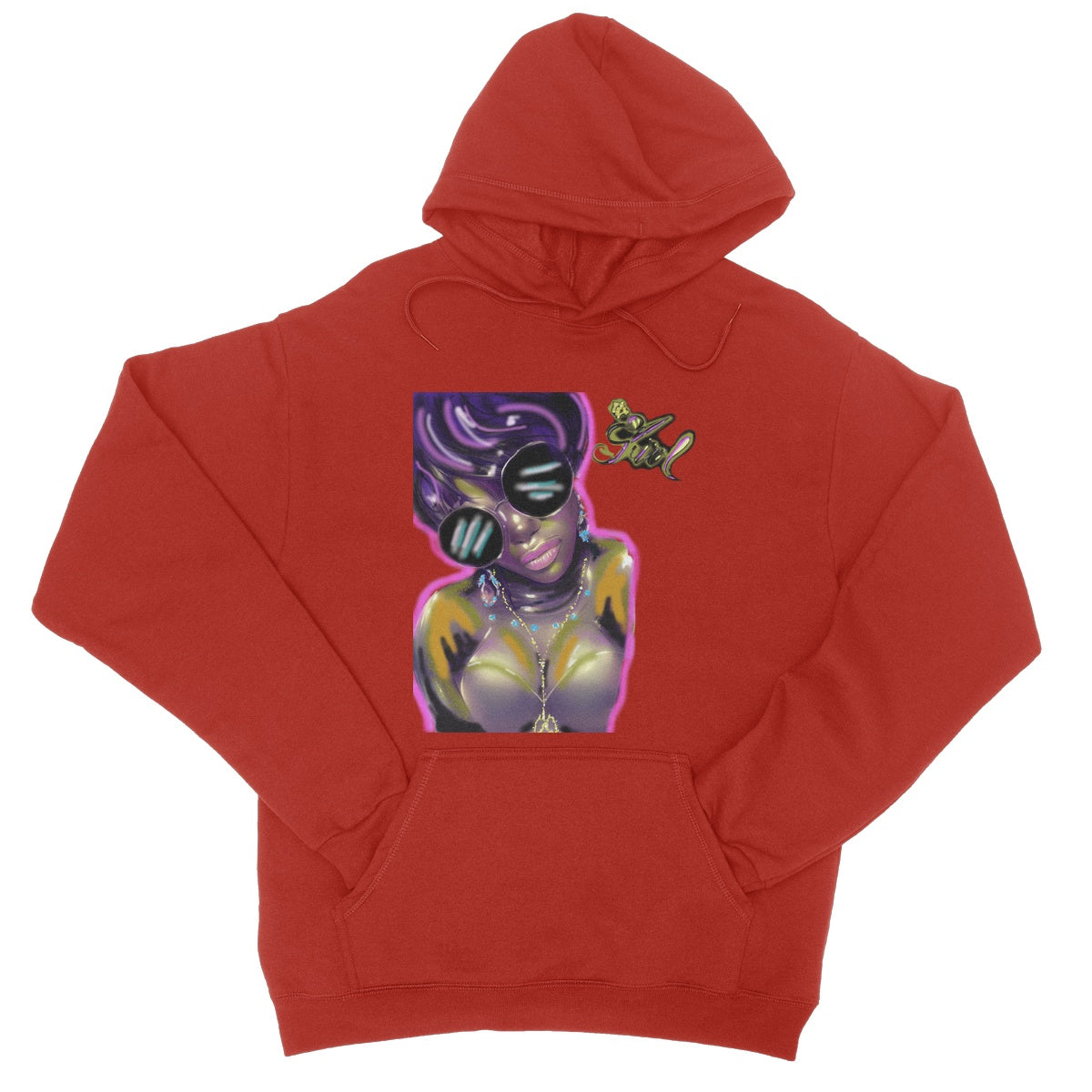 Lit Girl Collection: Purple Queen College Hoodie