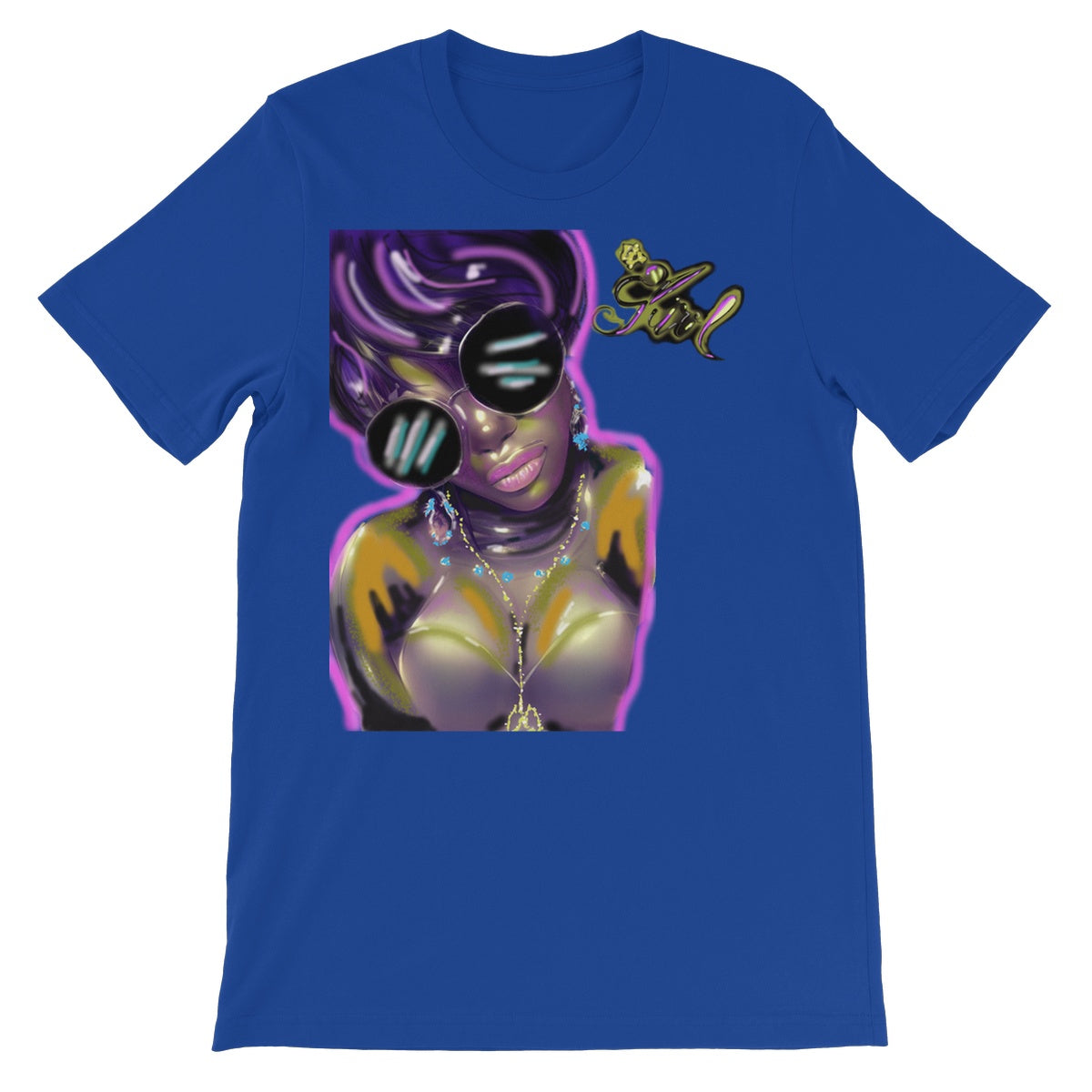 Lit Girl Collection: Purple Queen Unisex Short Sleeve T-Shirt