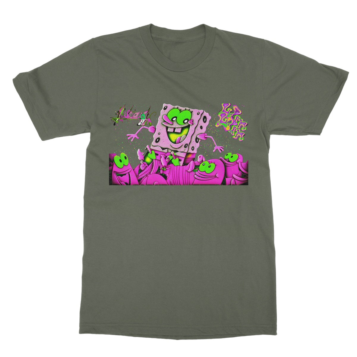 Lit_Spongebob_Win_Win Softstyle T-Shirt