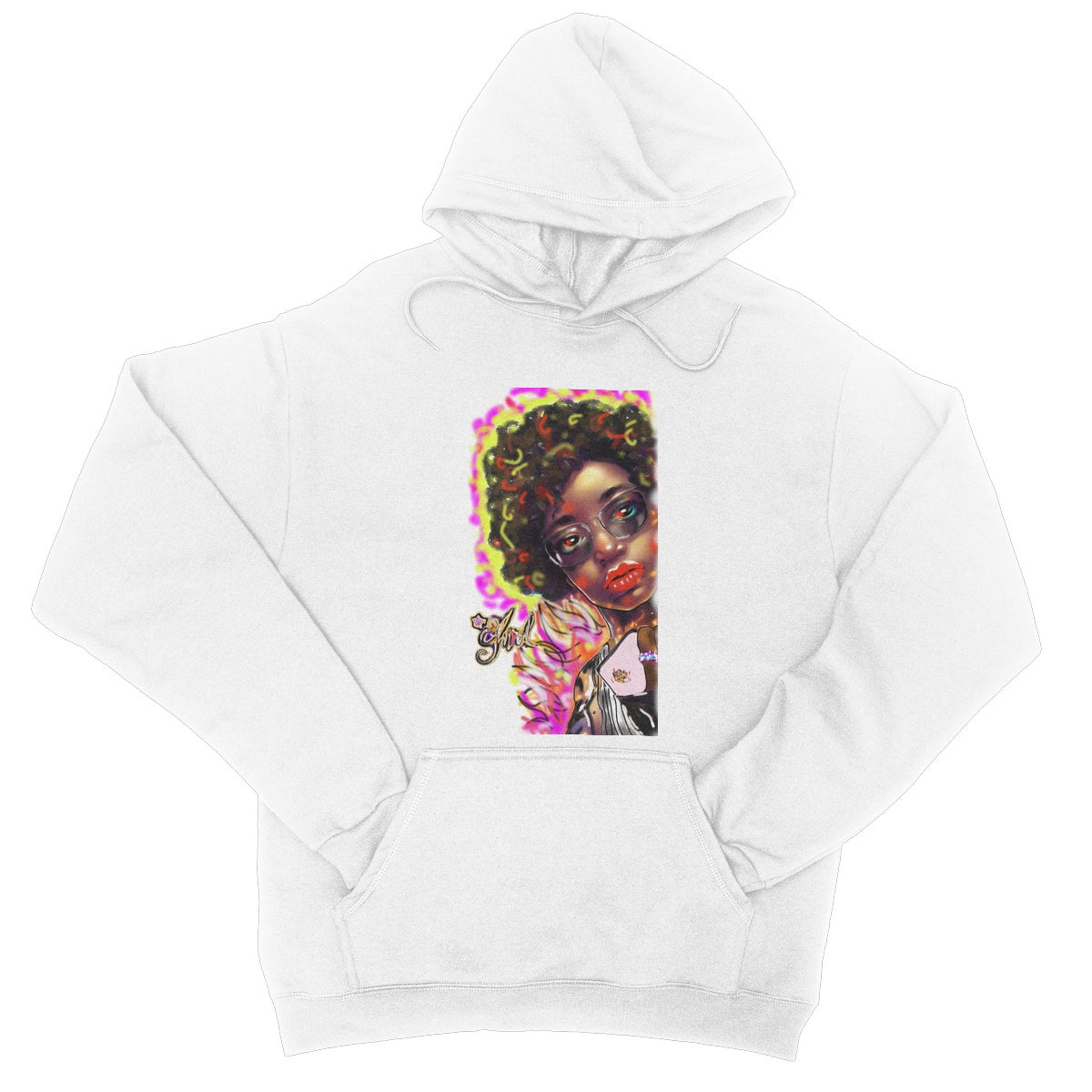 Lit Girl Collection: Girl on Fire College Hoodie