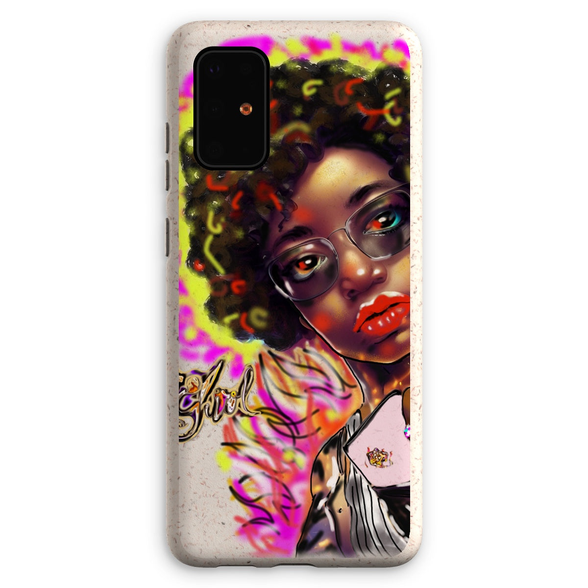 Lit Girl Collection: Girl on Fire Eco Phone Case