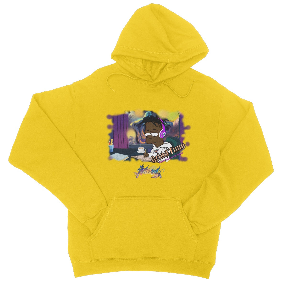 Lit Design Collection: Grind Time College Hoodie