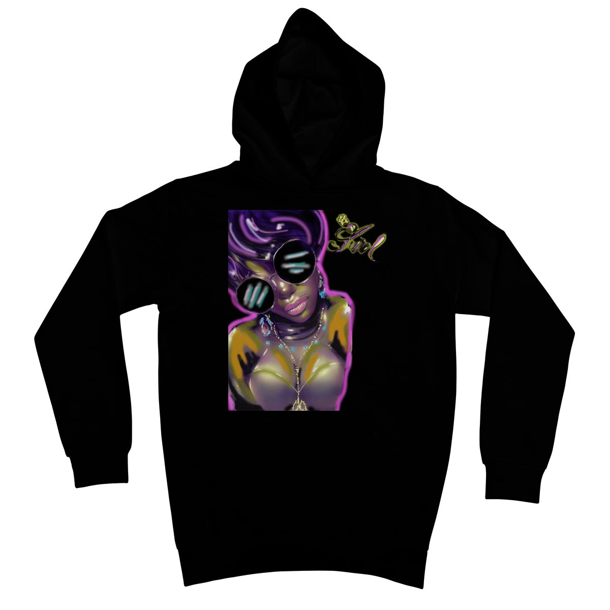 Lit Girl Collection: Purple Queen Kids Hoodie