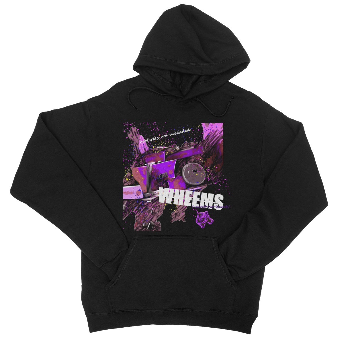 Lit Abstract Wheems Collection College Hoodie